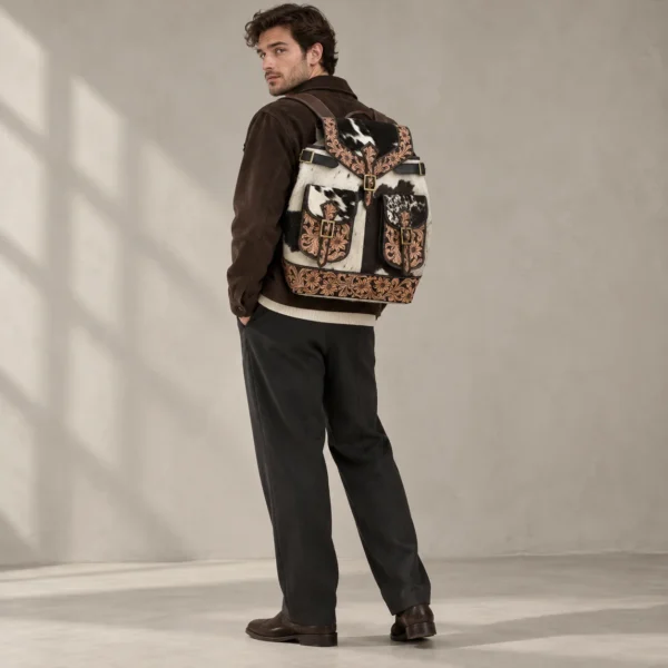 The Artisan Voyager Leather Backpack - Image 8