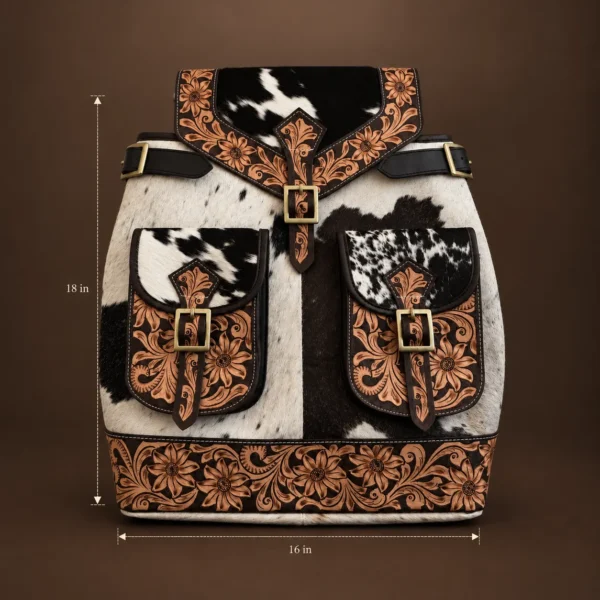 The Artisan Voyager Leather Backpack - Image 3