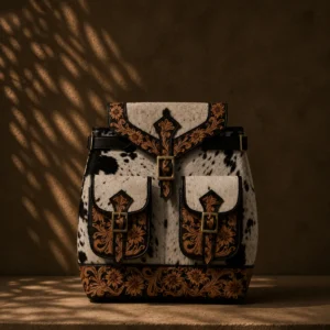 The Artisan Voyager hand-tooled leather backpack by Aesthec