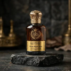 Misk Rijali Attar | Premium White Musk Perfume Oil | Aesthec