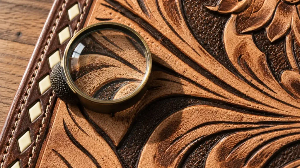 how to tell if leather is real