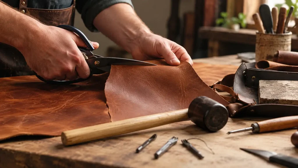 Aesthec hand-tooled leather