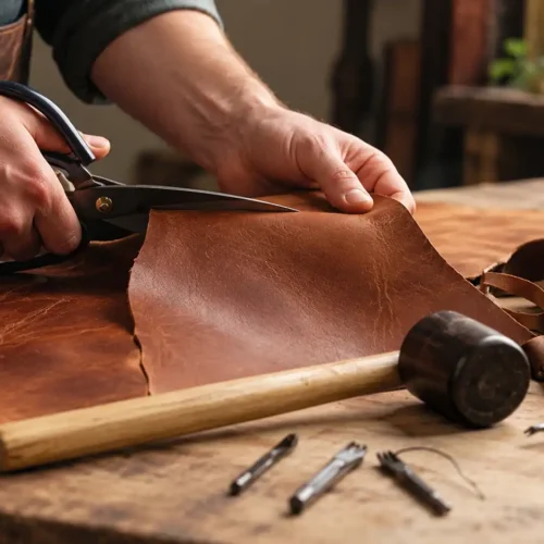 Aesthec hand-tooled leather